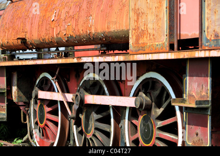 Dampflokomotive 0 6 0 Lokomotive in den Nebenstrecken warten restoration.caledonian Eisenbahnen Montrose Scotland UK Stockfoto