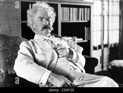 Mark Twain oder Samuel Langhorne Clemens Stockfoto