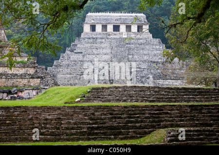 Tempel der Inschriften oder Templo de Inscripciones, Palenque, Chiapas, Mexiko