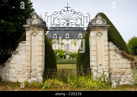 Château de Chaintres in Saumur Champigny Region of the Loire Valley, Frankreich Stockfoto