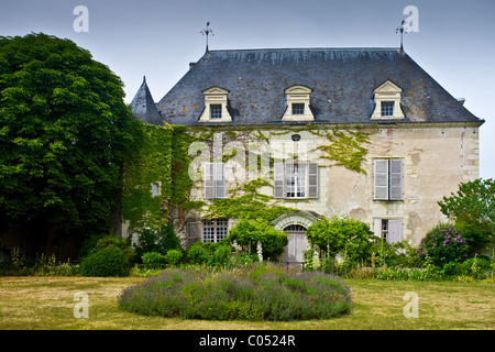 Château de Chaintres in Saumur Champigny Region of the Loire Valley, Frankreich Stockfoto