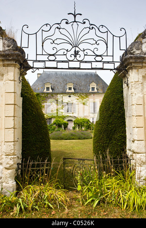 Château de Chaintres in Saumur Champigny Region of the Loire Valley, Frankreich Stockfoto