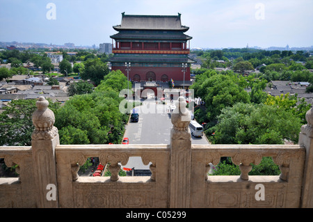 Trommel und Bell Tower, Peking China Stockfoto