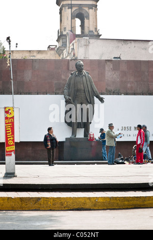 zugängliche Denkmal, Jose Marti kubanischer Dichter & revolutionär auf Straßenniveau im Centro Bezirk Mexico City-Mexiko Stockfoto