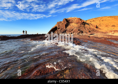 Australier / Fischer Hallett Cove Fleurieu Halbinsel in South Australia Stockfoto