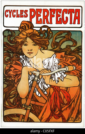 Alphonse Mucha (Alfons Maria) 1860-1939 Zyklen Perfecta 1902 Werbeplakat Stockfoto