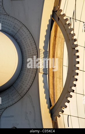 Detail der Hebemechanismus Falkirk Wheel, Falkirk, Schottland, Großbritannien. Stockfoto