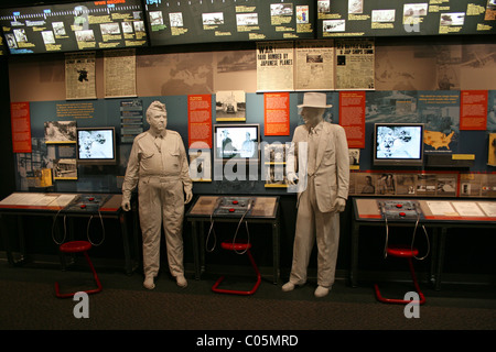 Bradbury Museum in Los Alamos, New Mexico.  Geschichte des Manhattan-Projekts Stockfoto