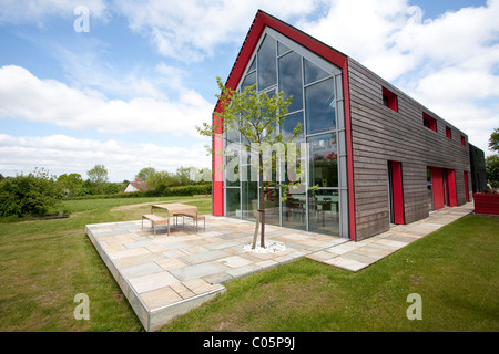 Vorderen äußeren Hülle von The Sliding House Suffolk England. Foto: Jeff Gilbert Stockfoto