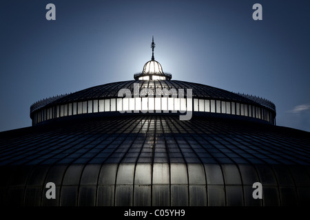 Restaurierten Kibble Palace Gewächshaus im Botanischen Garten in Glasgow Stockfoto