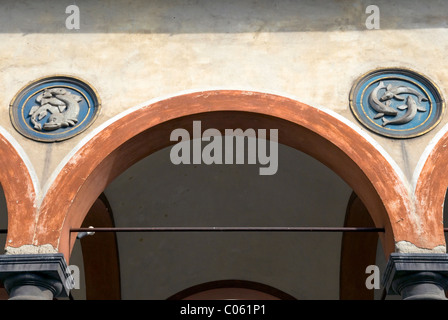 Loggia del Pesce von Giorgio Vasari, Piazza dei Ciompi, Firenze (Florenz), Unesco World Heritage Site, Toskana, Italien, Europa Stockfoto