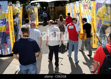 Le Village, Treffpunkt von VIPs und Sponsoren vor dem Start, Tour de France 2010, Rotterdam, Niederlande, Europa Stockfoto