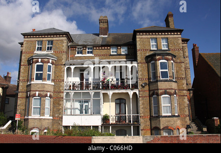 Gebäude in Marine Parade, Dovercourt, Harwich, England, uk Stockfoto