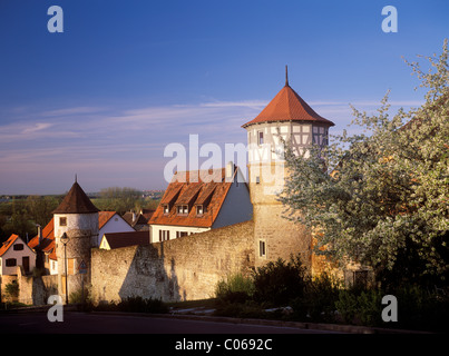 Stadt-Wände, Dettelbach, Unterfranken, Franken, Bayern, Deutschland, Europa Stockfoto