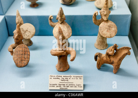 Alte Kunst, Kourion-Museum in Episkopi, Süd-Zypern, Zypern Griechisch, Südeuropa Stockfoto