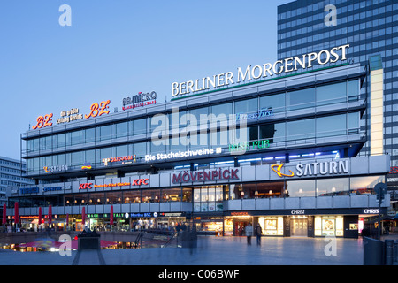 Europa-Center Einkaufszentrum, Bezirk Charlottenburg, Berlin, Deutschland, Europa Stockfoto