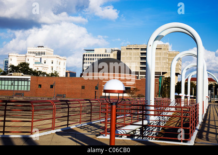 Baton Rouge, Louisiana, gesehen von der waterfront Stockfoto