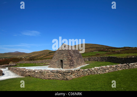 Gallerus Oratorium, voraussichtlich zwischen dem 6. und 9. Jahrhundert, Ballyferriter, Halbinsel Dingle, County Kerry, Irland Stockfoto