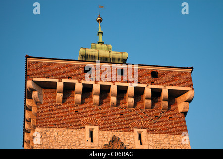 St. Florians Tor in Krakau Stockfoto