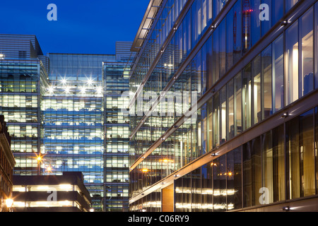 Rush Hour in der Colmore Business District of Birmingham, West Midlands, England, UK. Austausch statt, Edmund Street. Stockfoto