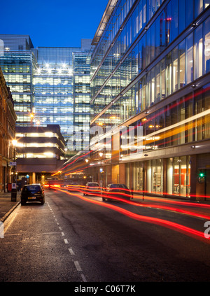 Rush Hour in der Colmore Business District of Birmingham, West Midlands, England, UK. Austausch statt, Edmund Street. Stockfoto