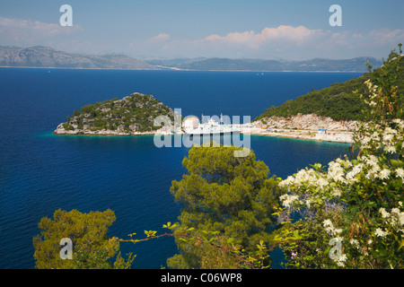 Mljet, Nationalpark, Sobra Hafen Stockfoto