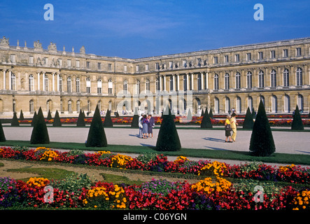 Formale Gärten, Schloss Versailles, Stadt Versailles, Ile, Frankreich, Europa Stockfoto