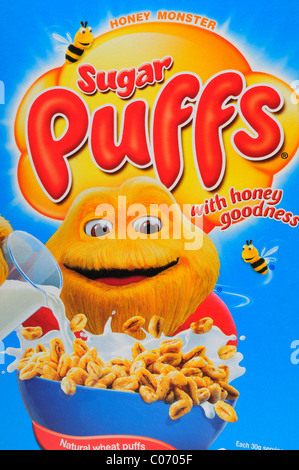 Sugar Puffs Frühstücks-Cerealien. Stockfoto