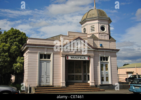 Ehemalige Postgebäude, Edward Street, Wakefield, Tasman District, South Island, Neuseeland Stockfoto