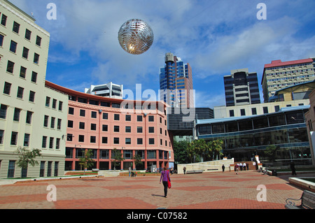 Region Civic Square, Wellington, Wellington, Nordinsel, Neuseeland Stockfoto