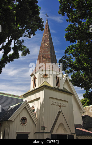 Historische Altstadt Paul's Church, Mulgrave Street, Thorndon, Wellington, Region Wellington, Nordinsel, Neuseeland Stockfoto