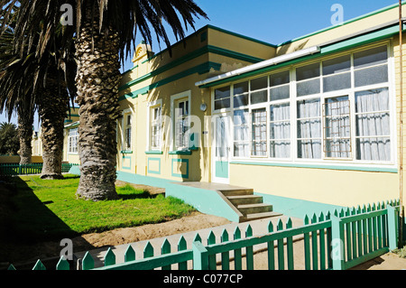 Ehemalige Gebäude der Zoll-und Hafenbehörden, Architektur aus der deutschen Kolonialzeit, Swakopmund, Erongo Region Stockfoto