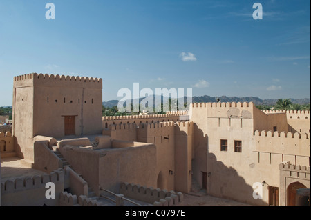 Innenansicht der Festung von Nizwa, Oman, Naher Osten Stockfoto