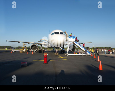 Flughafen von Cuidat del Carmen, Mexiko Stockfoto