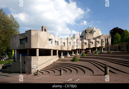 Nevigeser Wallfahrtsdom Wallfahrtskirche und Kloster Neviges, Velbert, Nordrhein-Westfalen, Deutschland, Europa Stockfoto