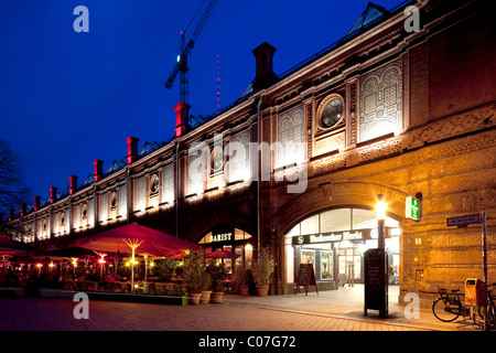 S-Bahnhof Hackescher Markt, Bezirk Mitte, Berlin, Deutschland, Europa Stockfoto