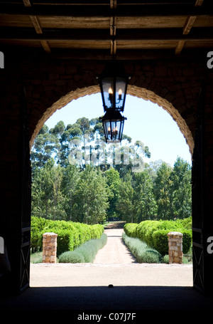 Waterford Wine Estate in Stellenbosch Westkap Stockfoto