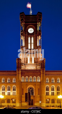 Rotes Rathaus, Rotes Rathaus, Berlin-Mitte, Berlin, Deutschland, Europa Stockfoto