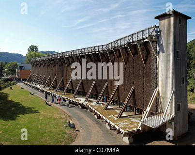 Dem Studium arbeitet im Salinental Tal von Bad Kreuznach, Rheinland-Pfalz, Deutschland, Europa Stockfoto