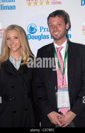 Lisa Kudrow und David Nugent Hampton International Film Festival 2007, screening von "Kabluey" bei East Hampton United Artist - Stockfoto