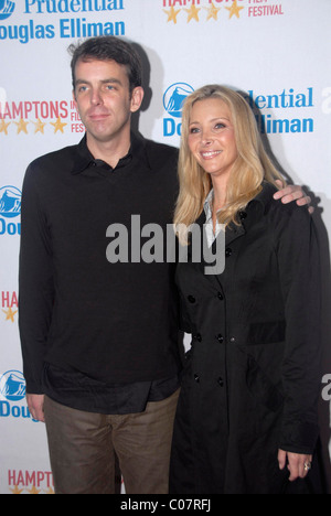 Scott Pendergrast und Lisa Kudrow Hampton International Film Festival 2007, screening von "Kabluey" bei East Hampton United Stockfoto