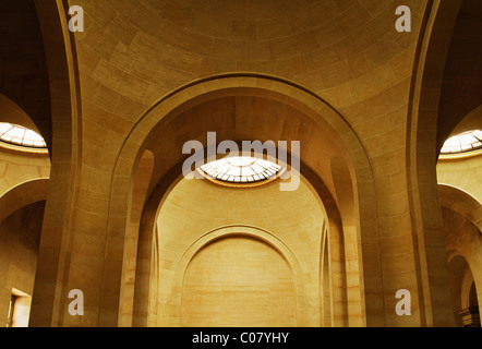 Innenräume von einem Museum, Musée du Louvre, Paris Stockfoto