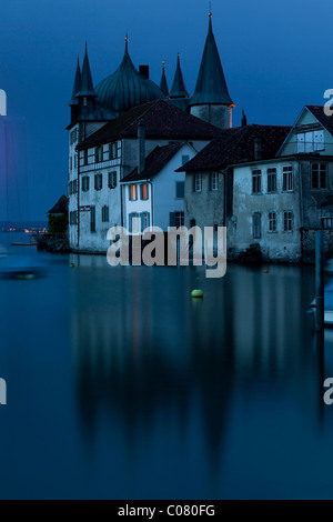 Schloss in Steckborn am Bodensee im Abendlicht, Schweiz, Europa Stockfoto