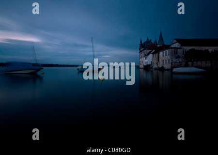 Schloss in Steckborn am Bodensee im Abendlicht, Schweiz, Europa Stockfoto