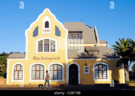 Altes Amtsgericht Bau, Architektur, gebaut während der deutschen Kolonialzeit, Swakopmund, Namibia, Afrika Stockfoto