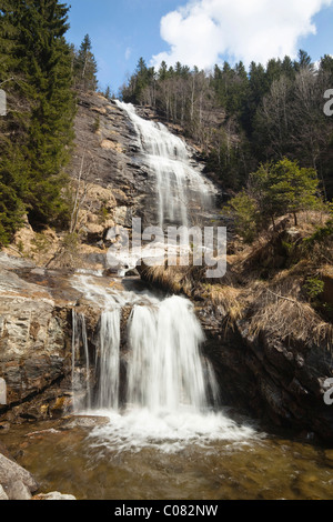 Melnikfall, Wasserfall im Maltatal Tal, Kärnten, Österreich, Europa Stockfoto