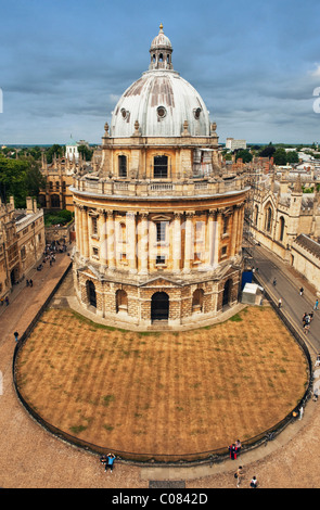 Pädagogische Gebäude in einer Stadt, die Radcliffe Camera, Oxford University, Oxford, Oxfordshire, England Stockfoto