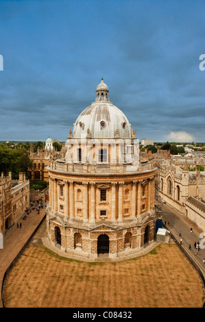 Pädagogische Gebäude in einer Stadt, die Radcliffe Camera, Oxford University, Oxford, Oxfordshire, England Stockfoto