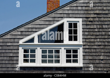 Fenster, Küste von Monhegan Island, Maine, New England, USA Stockfoto