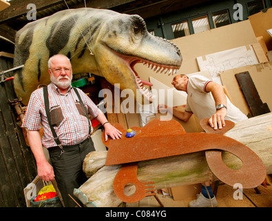 Künstler Otmar Alt, Otmar-Alt-Stiftung-Stiftung, Hamm, Ruhrgebiet Region, North Rhine-Westphalia, Deutschland, Europa Stockfoto